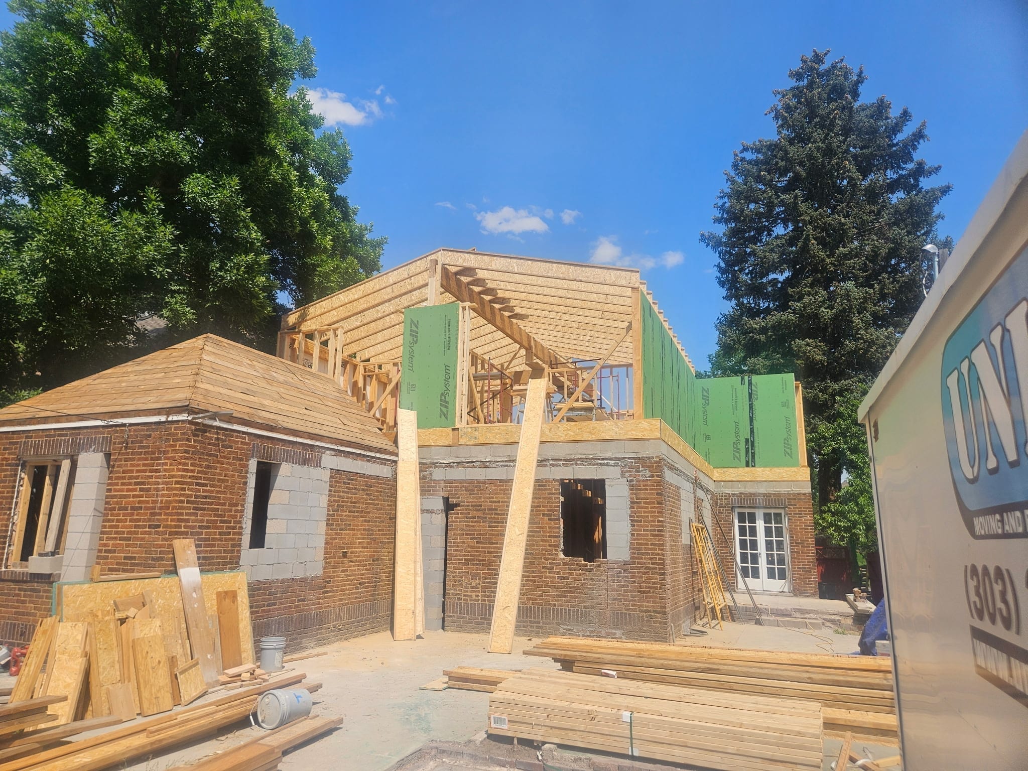 Rear Addition (Framing Stage)